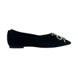 Larroude "Lee" Velvet Flats - Size 6.5