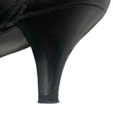Prada Croc-Embossed Leather Kitten Heels - Size 36.5