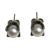 David Yurman Pearl Stud Earrings