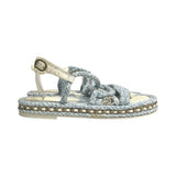 Chanel Chain-Link Accent Espadrilles - Size 39