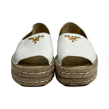 Prada Peep Toe Espadrilles - Size 37