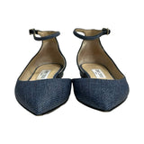 Jimmy Choo Denim Flats - Size 37