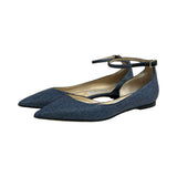 Jimmy Choo Denim Flats - Size 37