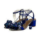 Aquazzura "Tropicana" Lace-Up Heels - Size 37