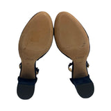 Chloe "Lauren" Scalloped Suede Heels - Size 38