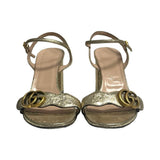 Gucci Metallic "GG Marmont" - Size 39