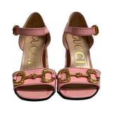Gucci "Block Heel Horsebit" - Size 38.5
