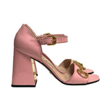 Gucci "Block Heel Horsebit" - Size 38.5