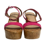 Stuart Weitzman Suede Platform Sandals - Size 39.5