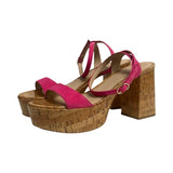 Stuart Weitzman Suede Platform Sandals - Size 39.5