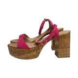 Stuart Weitzman Suede Platform Sandals - Size 39.5