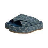 Gucci Denim Slides - Size 40