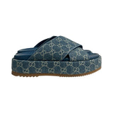Gucci Denim Slides - Size 40