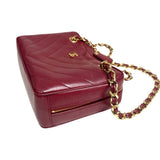 Chanel Vintage Chevron Quilted Shoulder bag