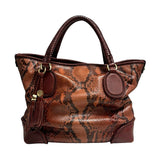 Gucci Vintage Python Skin Tote Bag