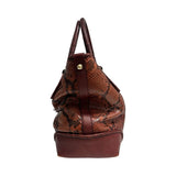 Gucci Vintage Python Skin Tote Bag