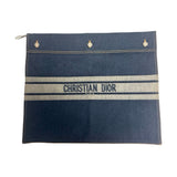 Christian Dior Denim Logo Pouch