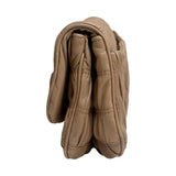 Prada "Nappa Gaufre" Ruched Leather Clutch
