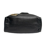 Gucci "Dollar G Interlocking" Vintage Leather Tote Bag