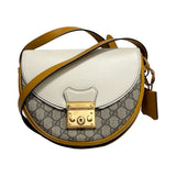 Gucci "GG Supreme Padlock Saddle" Bag
