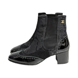 Chanel Chelsea Ankle Boots - Size 39.5