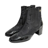 Chanel Chelsea Ankle Boots - Size 39.5
