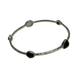 Ippolita Hammered Multi-Stone Bangle Bracelet