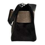 BOYY Faux Fur and Leather Buckle Bag