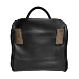BOYY Faux Fur and Leather Buckle Bag