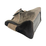 BOYY Faux Fur and Leather Buckle Bag