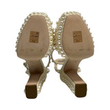 Jimmy Choo Pearl-Embellished Platform Sandals - Size 36