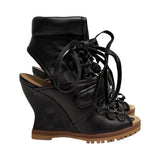 Chloé Lace-Up Wedge Sandals - Size 36