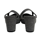 Chanel Wool Slingback Heels - Size 38.5