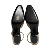 Chanel Quilted Leather Slingback Pumps - Size 39