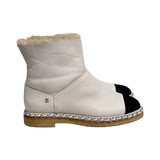 Chanel Shearling Boots - Size 39