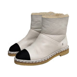 Chanel Shearling Boots - Size 39