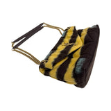 Saint Laurent "Tie Dye Wool Loulou Puffer" Shoulder Bag