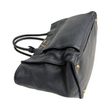 Prada Navy Tote Bag