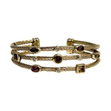 David Yurman 18K Yellow Gold Cuff Bracelet