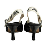 Christian Dior "J'Adior" Shimmer Velvet Slingback Heels - Size 37