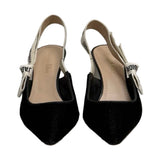 Christian Dior "J'Adior" Shimmer Velvet Slingback Heels - Size 37