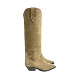 Isabel Marant "Denvee" Suede Knee-High Boots - Size 36