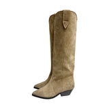 Isabel Marant "Denvee" Suede Knee-High Boots - Size 36