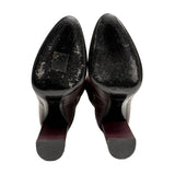 Saint Laurent Leather Knee-High Boots - Size 36
