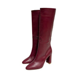 Gianvito Rossi Leather Knee-High Boots - Size 36