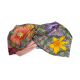 Gucci Silk Monogram Flora Print Headband