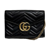Gucci "GG Marmont" Chain Wallet