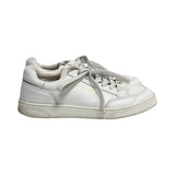 Chanel Leather Low-Top Sneakers - Size 38.5