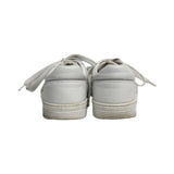 Chanel Leather Low-Top Sneakers - Size 38.5