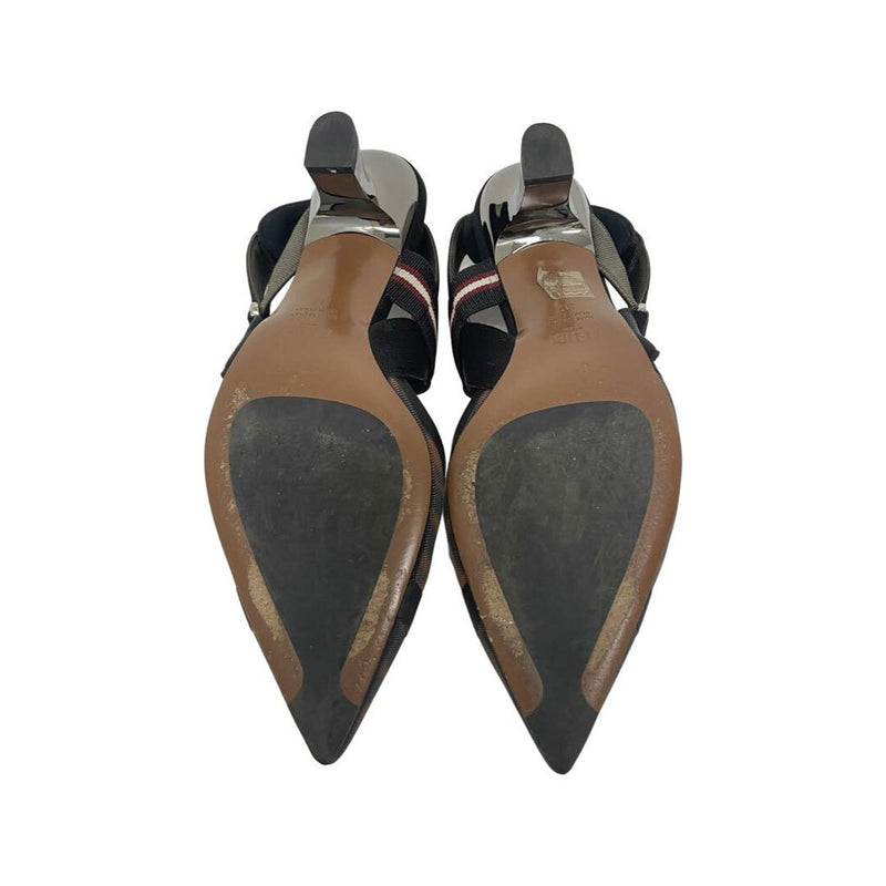 Fendi "Colibri Multicolor tech mesh medium-heel slingbacks" - Size 37